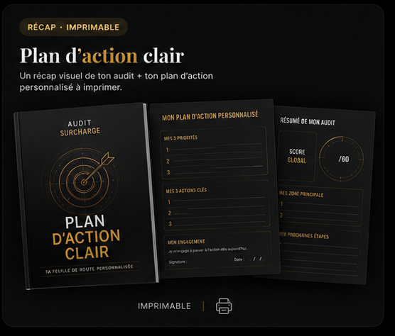 Plan d'action clair